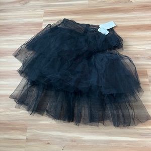 Simone Rocha tulle skirt black size 8